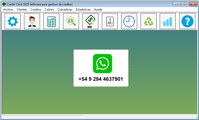 Software para gestion de creditos y prestamos.